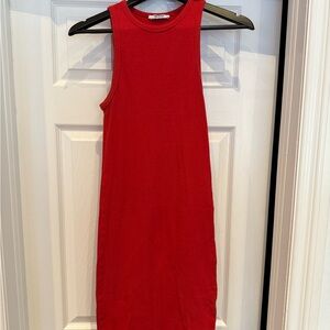 Sleeveless Red Dress